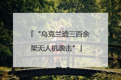 “乌克兰遭三百余架无人机袭击”