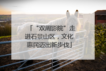 “双周影院”走进石景山区，文化惠民迈出新步伐