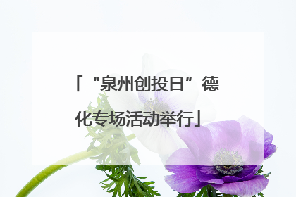 “泉州创投日”德化专场活动举行