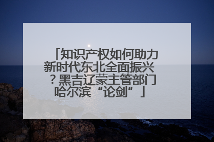 知识产权如何助力新时代东北全面振兴？黑吉辽蒙主管部门哈尔滨“论剑”