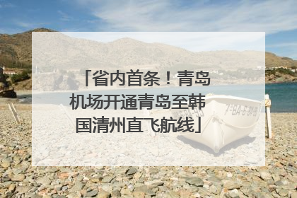 省内首条！青岛机场开通青岛至韩国清州直飞航线