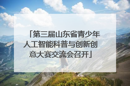 第三届山东省青少年人工智能科普与创新创意大赛交流会召开