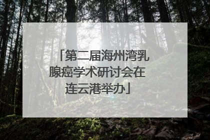 第二届海州湾乳腺癌学术研讨会在连云港举办