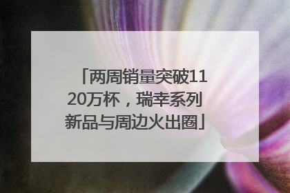 两周销量突破1120万杯，瑞幸系列新品与周边火出圈