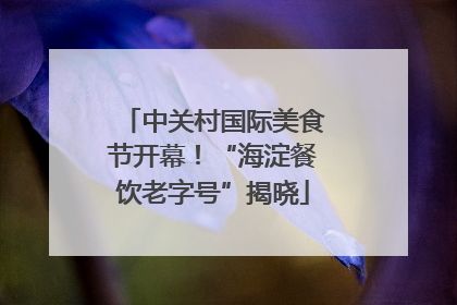 中关村国际美食节开幕！“海淀餐饮老字号”揭晓