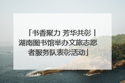 书香聚力 芳华共彰丨湖南图书馆举办文旅志愿者服务队表彰活动