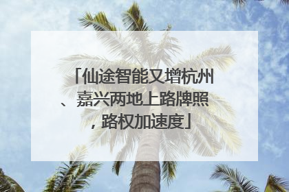 仙途智能又增杭州、嘉兴两地上路牌照，路权加速度
