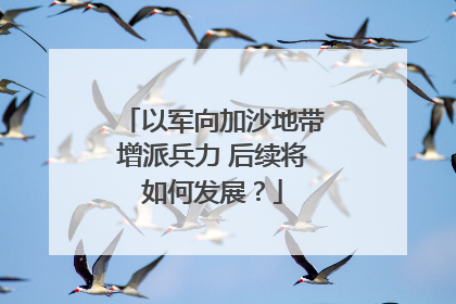 以军向加沙地带增派兵力 后续将如何发展？