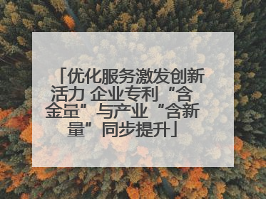 优化服务激发创新活力 企业专利“含金量”与产业“含新量”同步提升