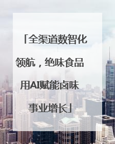 全渠道数智化领航，绝味食品用AI赋能卤味事业增长