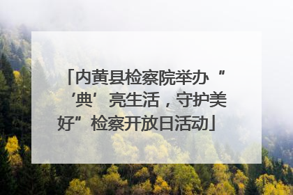内黄县检察院举办“‘典’亮生活，守护美好”检察开放日活动