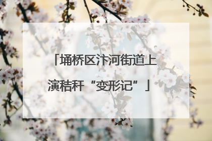 埇桥区汴河街道上演秸秆“变形记”
