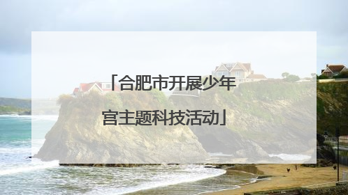 合肥市开展少年宫主题科技活动