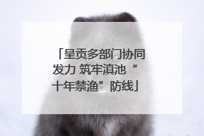 呈贡多部门协同发力 筑牢滇池“十年禁渔”防线