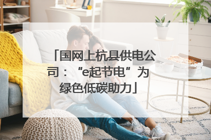 国网上杭县供电公司：“e起节电”为绿色低碳助力