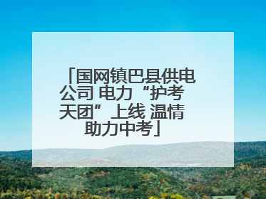 国网镇巴县供电公司 电力“护考天团”上线 温情助力中考