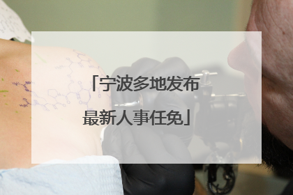 宁波多地发布最新人事任免