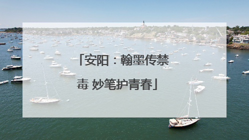 安阳：翰墨传禁毒 妙笔护青春