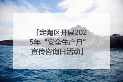 定陶区开展2025年“安全生产月”宣传咨询日活动