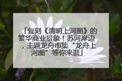 复刻《清明上河图》的繁华商业景象！苏河岸边，主题龙舟市集“龙舟上河图”等你来逛