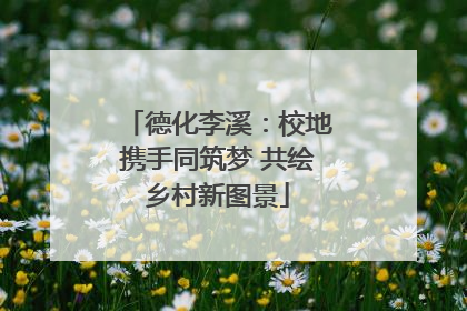 德化李溪：校地携手同筑梦 共绘乡村新图景