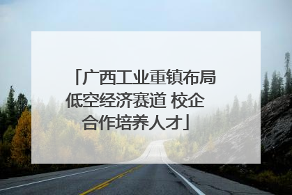 广西工业重镇布局低空经济赛道 校企合作培养人才