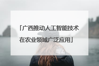 广西推动人工智能技术在农业领域广泛应用