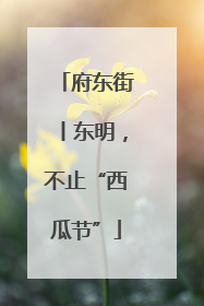 府东街丨东明，不止“西瓜节”