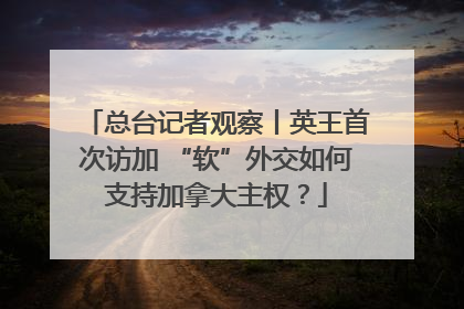 总台记者观察丨英王首次访加 “软”外交如何支持加拿大主权？