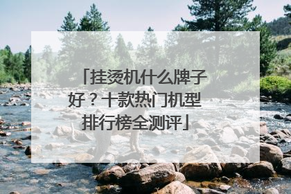 挂烫机什么牌子好？十款热门机型排行榜全测评
