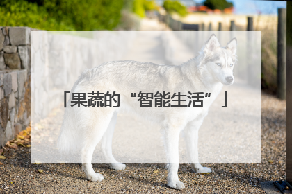 果蔬的“智能生活”