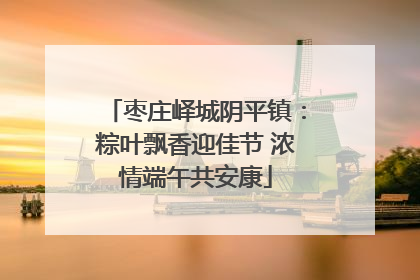 枣庄峄城阴平镇：粽叶飘香迎佳节 浓情端午共安康