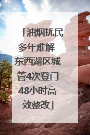 油烟扰民多年难解 东西湖区城管4次登门48小时高效整改