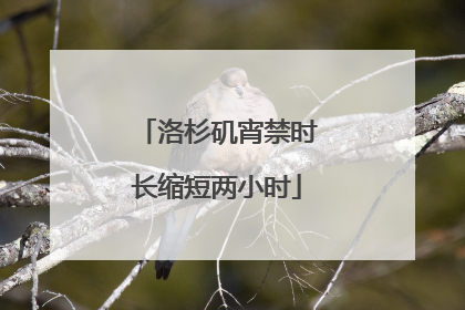 洛杉矶宵禁时长缩短两小时