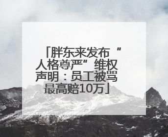 胖东来发布“人格尊严”维权声明：员工被骂最高赔10万