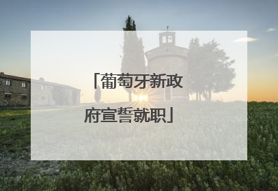 葡萄牙新政府宣誓就职