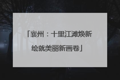 襄州：十里江滩焕新 绘就美丽新画卷