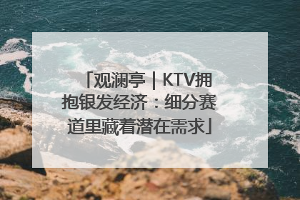 观澜亭｜KTV拥抱银发经济：细分赛道里藏着潜在需求