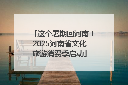 这个暑期回河南！2025河南省文化旅游消费季启动