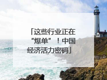 这些行业正在“爆单”！中国经济活力密码