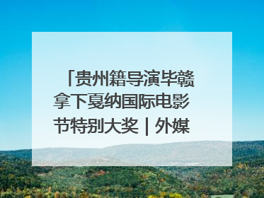 贵州籍导演毕赣拿下戛纳国际电影节特别大奖｜外媒点赞：奇妙而广阔的纯粹电影梦