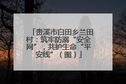 贵溪市白田乡兰田村：筑牢防溺“安全网”，共护生命“平安线”（图）