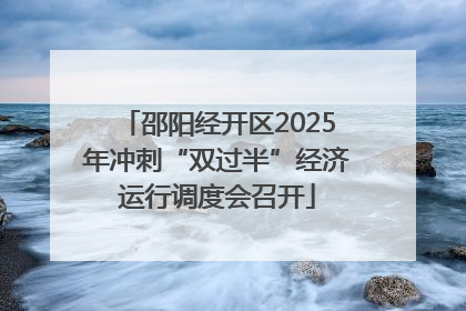 邵阳经开区2025年冲刺“双过半”经济运行调度会召开