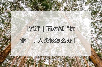 锐评｜面对AI“抗命”，人类该怎么办