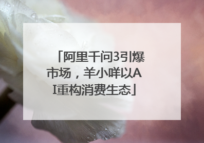 阿里千问3引爆市场，羊小咩以AI重构消费生态