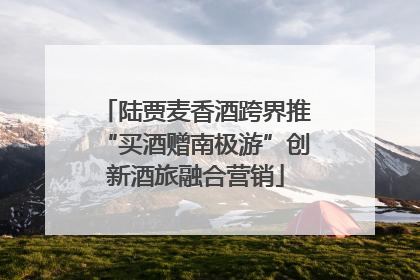 陆贾麦香酒跨界推“买酒赠南极游”创新酒旅融合营销