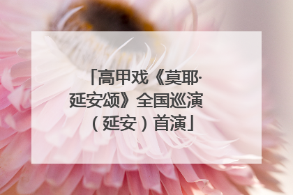 高甲戏《莫耶·延安颂》全国巡演（延安）首演