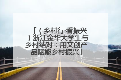 （乡村行·看振兴）浙江金华大学生与乡村结对：用文创产品赋能乡村振兴