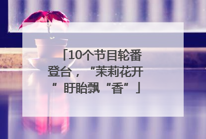 10个节目轮番登台，“茉莉花开”盱眙飘“香”