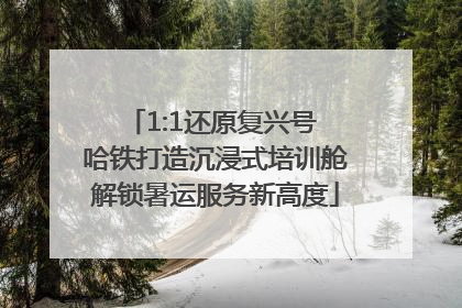 1:1还原复兴号 哈铁打造沉浸式培训舱解锁暑运服务新高度